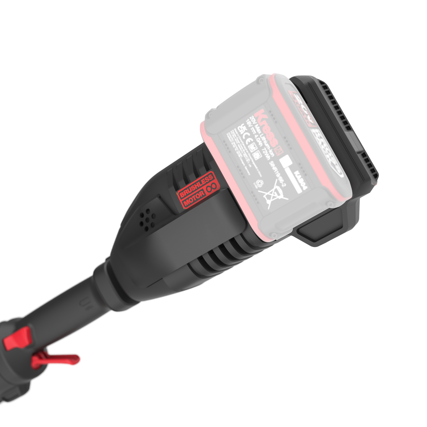 Kress 40 V Multi-Tool mit 38cm Rasentrimmer-Aufsatz und Freischneider-Set