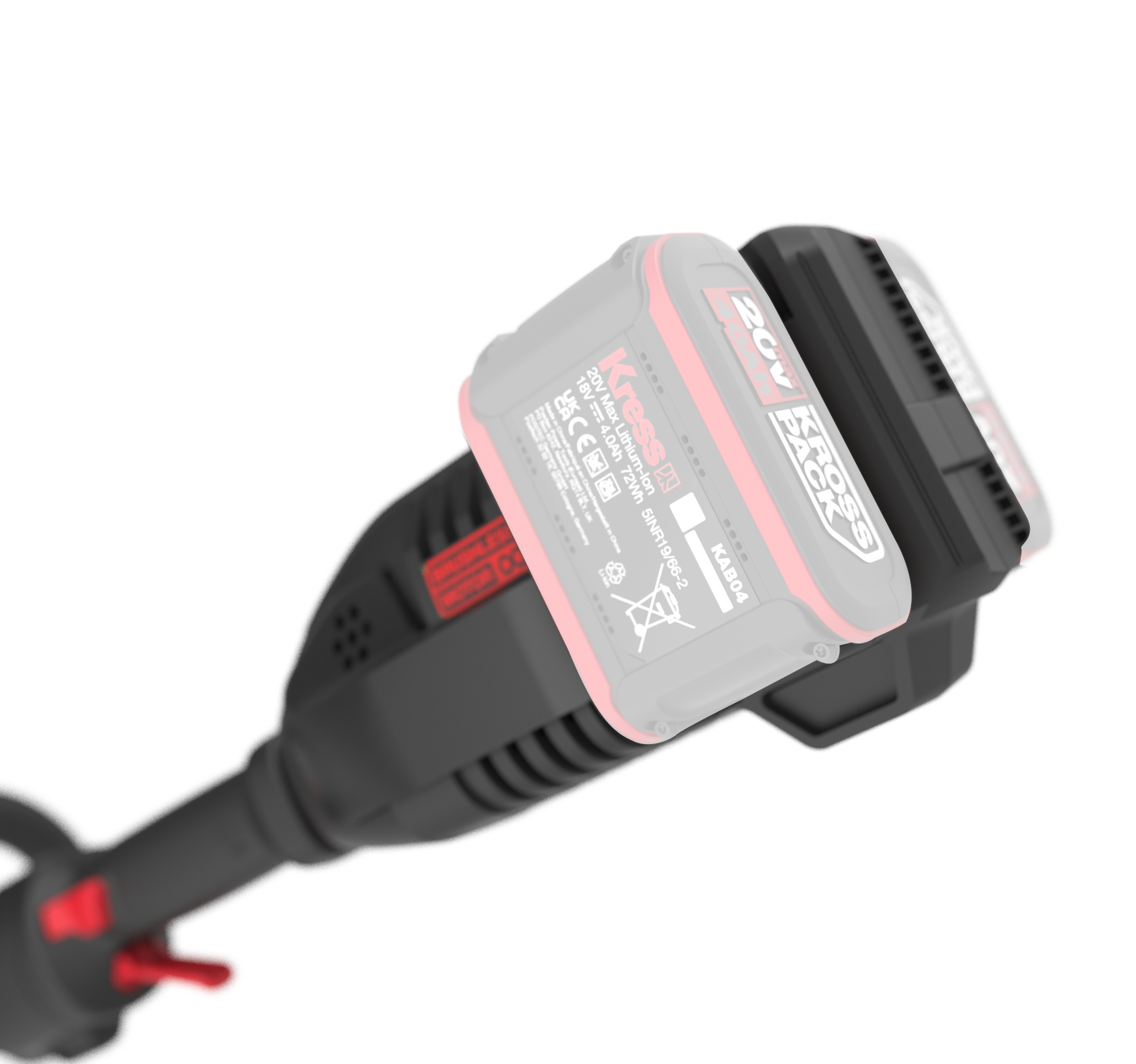 Kress 40 V Multi-Tool mit 38cm Rasentrimmer-Aufsatz und Freischneider-Set