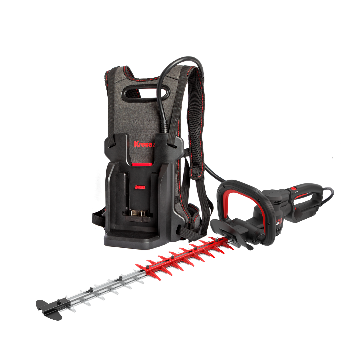 Kress 60 V 67 cm bürstenlose Rucksack-Heckenschere