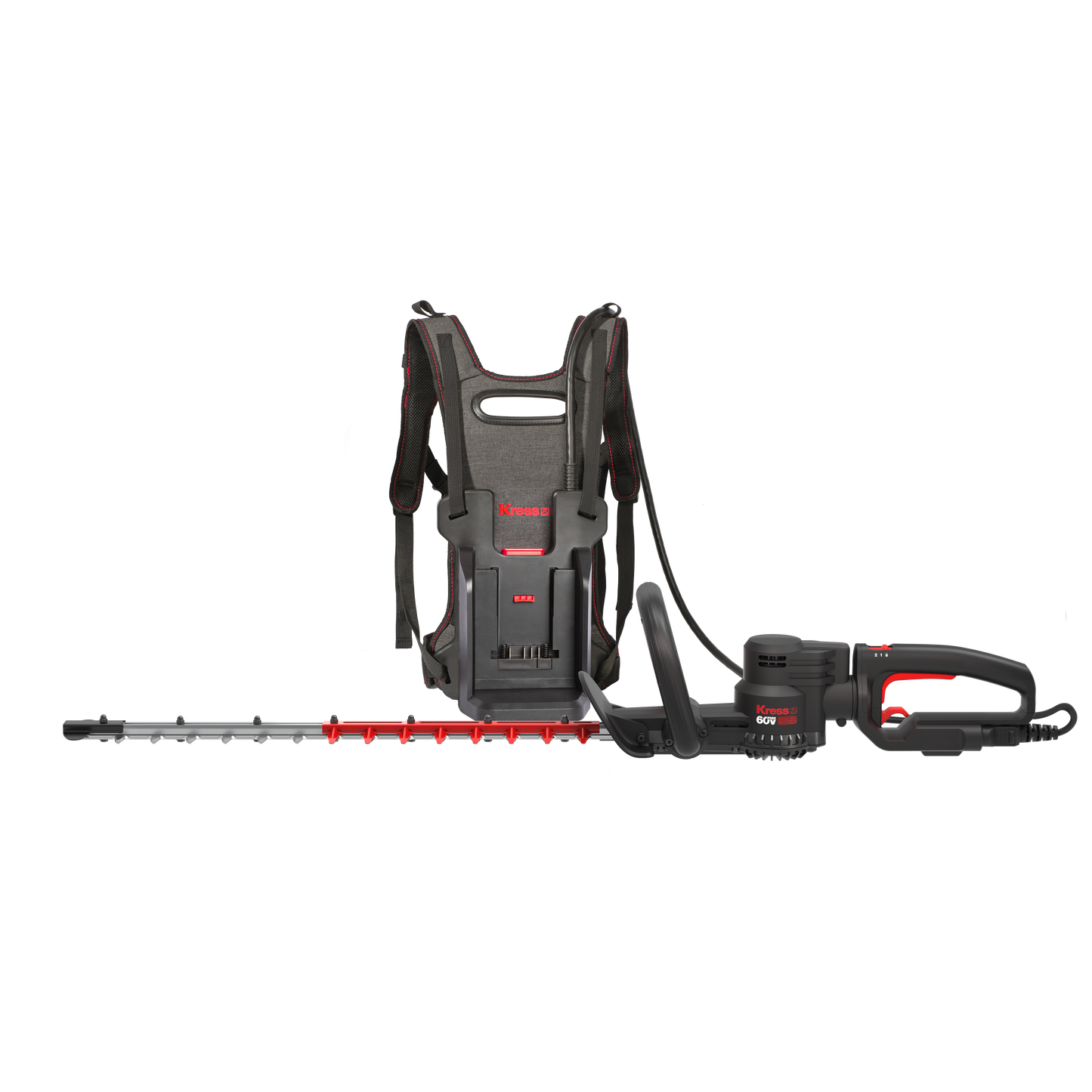 Kress 60 V 67 cm bürstenlose Rucksack-Heckenschere
