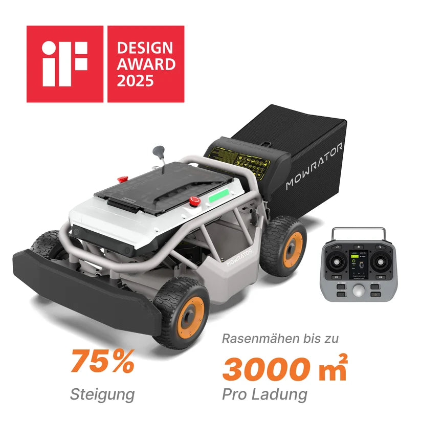 Mowrator Ferngesteuerter Rasenmäher S1 4WD Pro (18Ah)