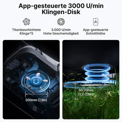 Anthbot Genie 600E kabelloser Mähroboter bis 900 m²