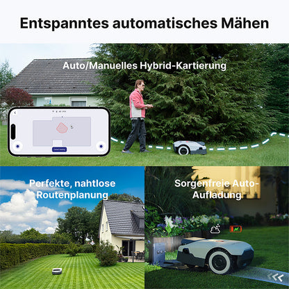 Anthbot Genie 600E kabelloser Mähroboter bis 900 m²