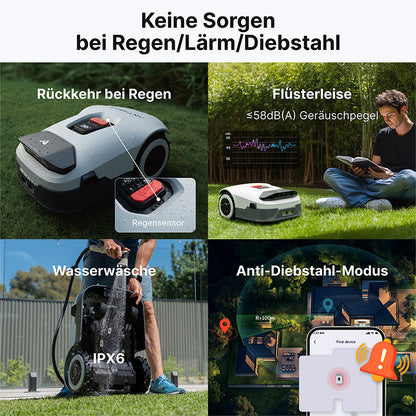 Anthbot Genie 600E kabelloser Mähroboter bis 900 m²
