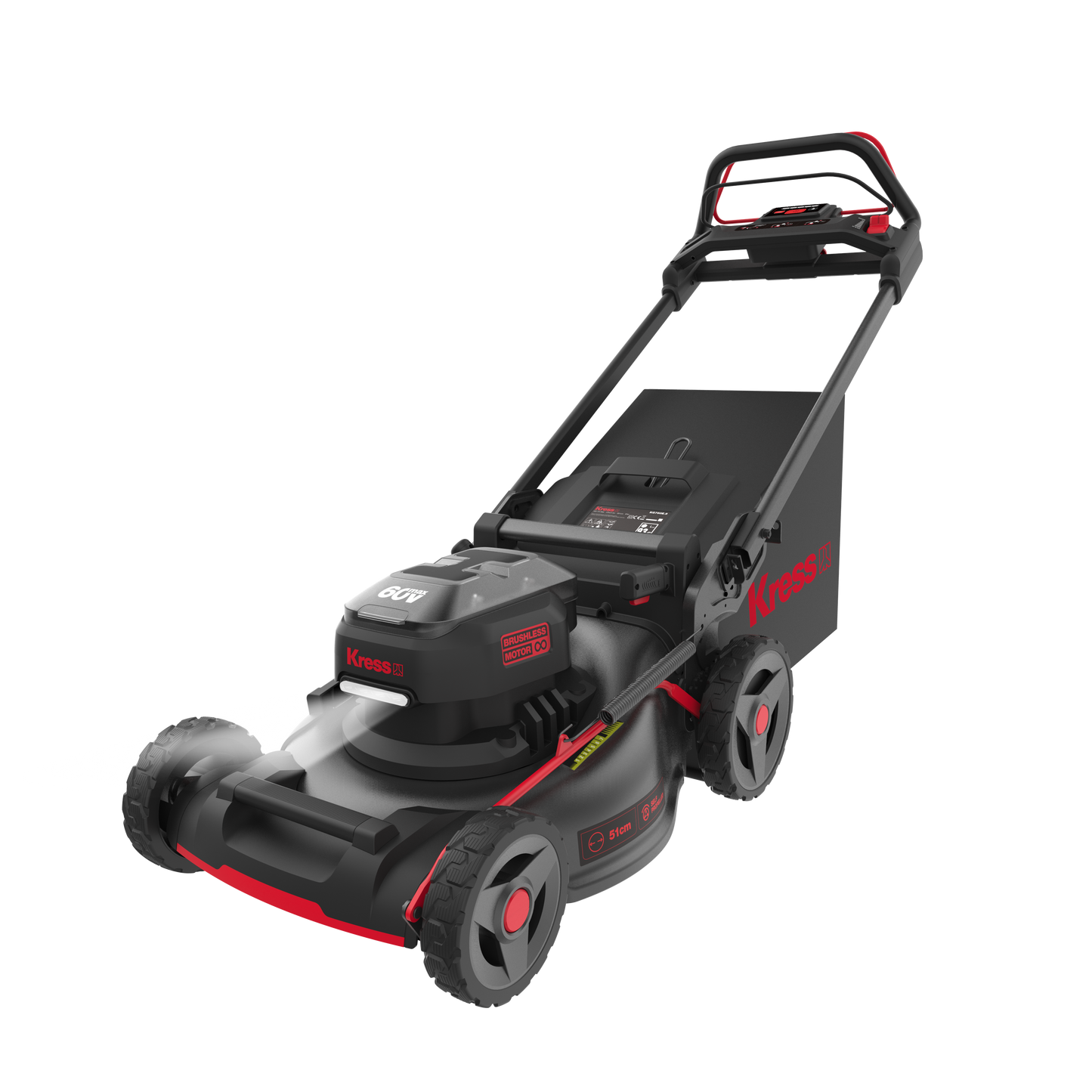 Kress 60 V 51 cm selbstfahrender Rasenmäher