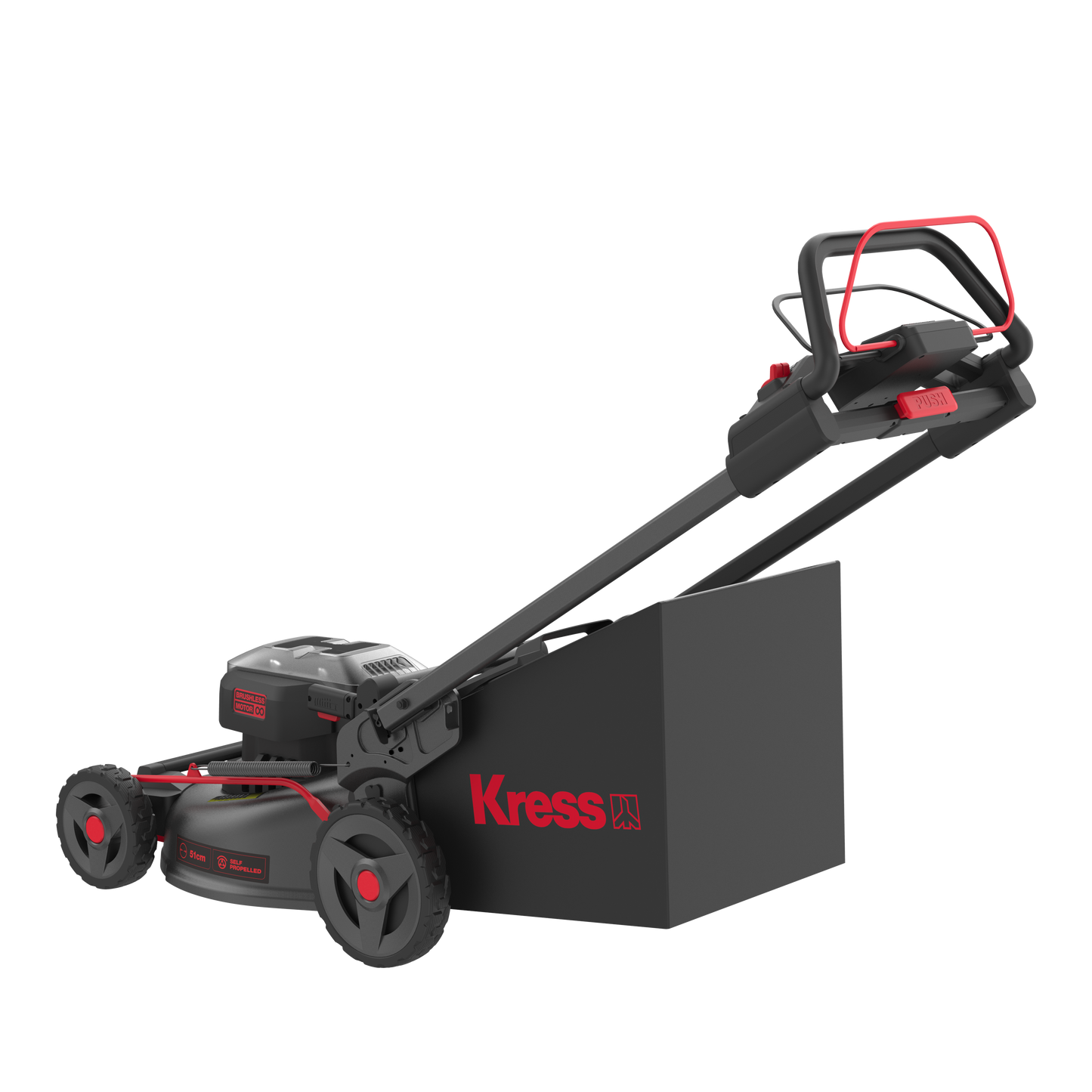 Kress 60 V 51 cm selbstfahrender Rasenmäher