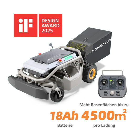Mowrator Ferngesteuerter Rasenmäher S1 2WD Advanced (18Ah)
