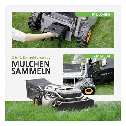 Mowrator Ferngesteuerter Rasenmäher S1 2WD Advanced (18Ah)