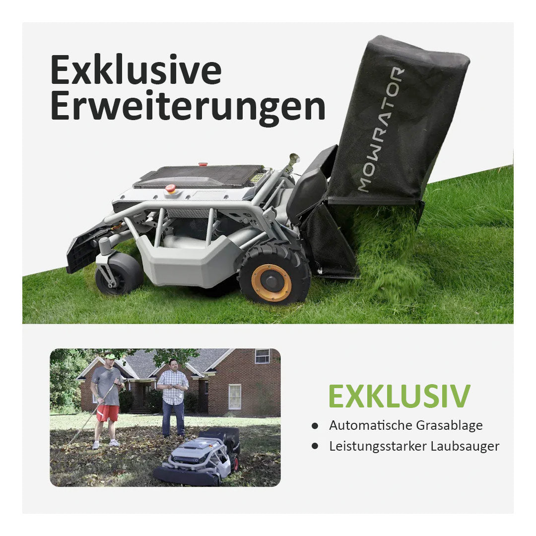 Mowrator Ferngesteuerter Rasenmäher S1 2WD Advanced (18Ah)